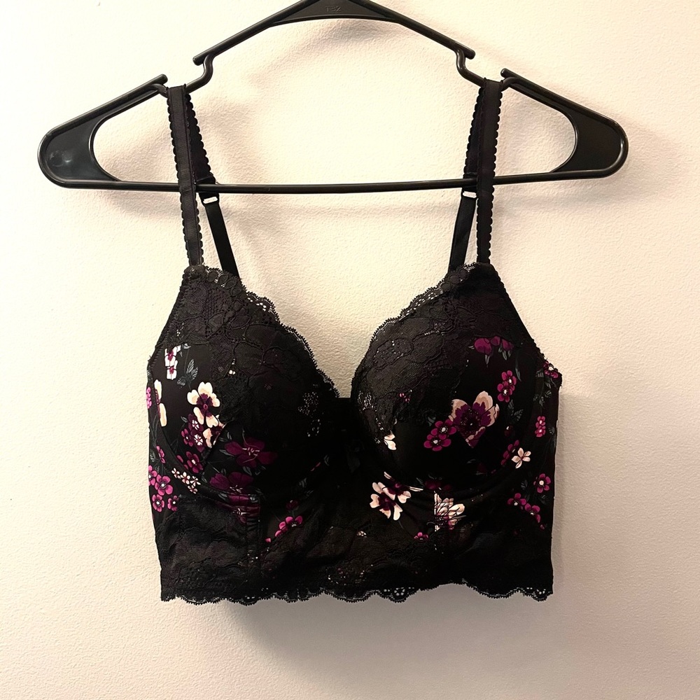 Floral bra